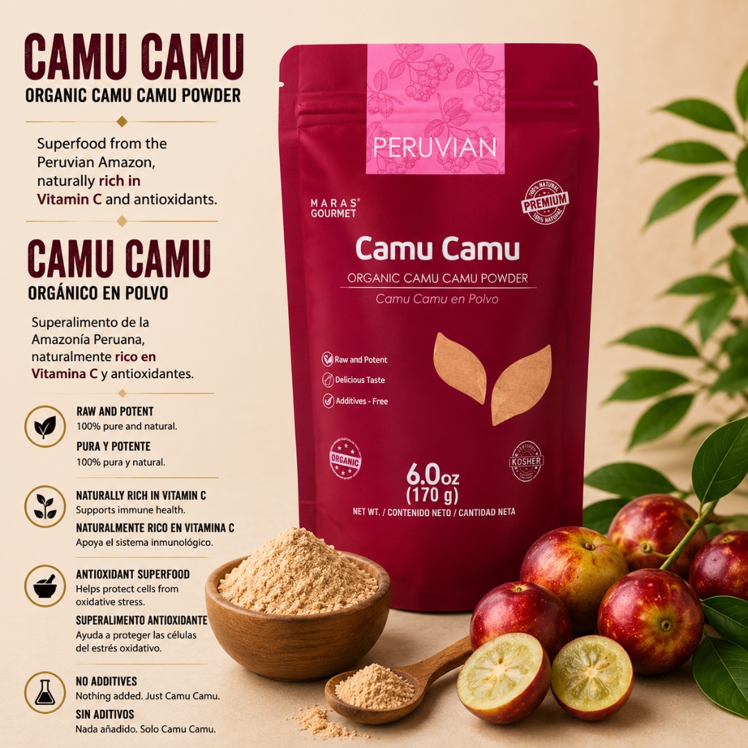 Organic Camu Camu powder, 6.0 oz (170 g) by Casa Morena