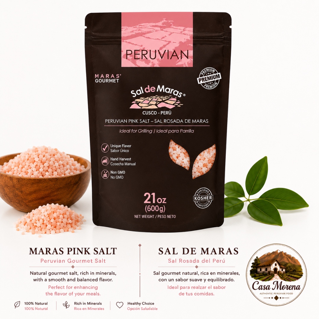 Maras Pink Salt, coarse grain, 21 oz (600 g), ideal for grilling